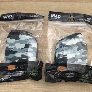 Bundle of 10 cloth face masks camo by mad engine
